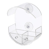 Maxbell Window Bird Feeder Transparent with Enhanced Suction Grip Acrylic Birdfeeder
