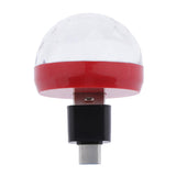 Maxbell Magic Rotating Ball Effect Led Lights KTV Party Bar DJ Red for Type-C