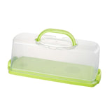 Maxbell Rectangular Bread Box Loaf Cake Storage Container for Baby Shower DIY Baking Green