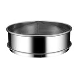 Maxbell Stainless Steel Flour Sifter Sturdy Reusable Cookware for Baking Flour Sieve 20cm
