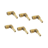 Maxbell 2pcs/set Brass Barb Fitting Male Elbow 90 Degree NPT 1/4" Hose Connector - Aladdin Shoppers