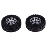 Maxbell 2pcs Plastic Wheel Rubber Tires for WLtoys A949 RC Car Spare Parts - Aladdin Shoppers