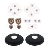 1 Set Buttons Conductive Rubber Pad for PS4 Controller+Aim Assistance Ring