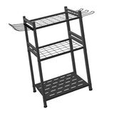 Maxbell Garden Tool Organizer Carbon Steel Stable Yard Tool Stand for Rake Hoe Broom