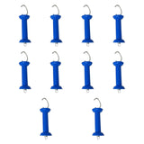 Maxbell 10x Electric Fence Gate Handles Replace Part for Agricultural Farm Husbandry blue