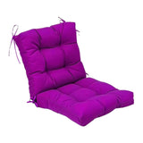 Maxbell Chair Cushion with Backrest Seat Cushion for Kitchen Office Chair Desk Chair violet