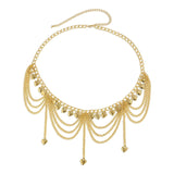 Maxbell Metal Waist Chain for Women Chain Belt Stylish Decorative Dress Belt Jewelry