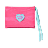 Maxbell Short Purse Creative Storage Case Portable Wallet for Traveling Party Dating Pink