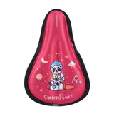 Maxbell Kids Bike Seat Cushion Cover for Boys Girls Thickened Bicycle Seat Protector Red