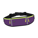 Maxbell Running Belt Fanny Pack Lightweight Quick Release Adjustable Strap Phone Bag Violet