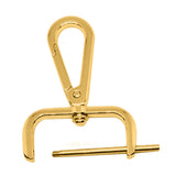 Maxbell 2Pcs Snap Hook Swivel Clasp Detachable Bag Making Zinc Alloy Backpack Buckle Old Gold
