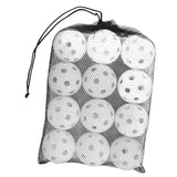 Maxbell Maxbell 12x Pickleball Balls 90mm Training Pickleball for Games Outdoor Courts Party White