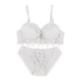 Maxbell Padded Push Up Bra Set Women Lady Lace Floral Bra Set Underwear Lingerie 75B