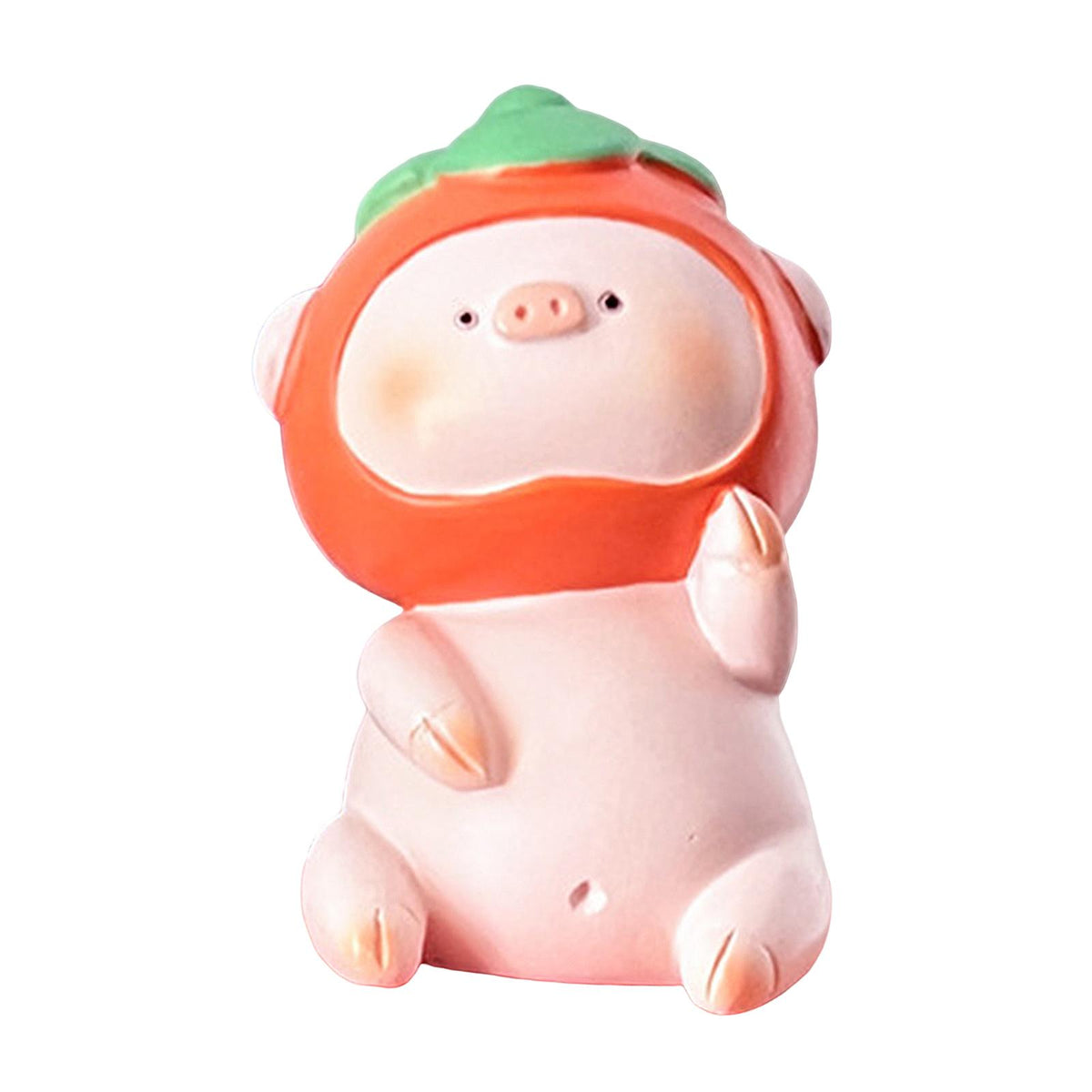 Maxbell Maxbell Mini Pig Figurine Funny Pig Sculpture Desk Teahouse Tearoom Pig Resin Statue Look up 6x4x4cm