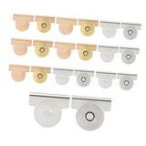 10 Pair Snaps Button Fastener Supplies Removable Handbags Snaps Bag Hardware Gold and Silver