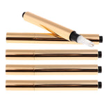 Maxbell Maxbell 5x 3ml Twist Pen Empty Cosmetic Nail Oils Eyelash Lip Gloss Tube w/Brush L3