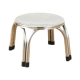 Maxbell Stacking Stool Stainless Steel Metal Stool for Indoor Outdoor Classroom Home 22cm