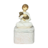 Maxbell Jewelry Box Gift Engraved Cat Dog Souvenir Box for Necklace Bracelet Earring