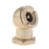 Maxbell 2x1/4" Female NPT Direct Air Line Chuck With Shut-off for Tire Valves Gold
