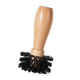 Maxbell Espresso Machine Portafilter Brush Wood Handle Lightweight Washable 6x12.5cm