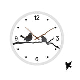 Maxbell Maxbell Wall Clock No Ticking Decorative Bird Design for Classroom Office Kid’S Room