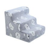 Maxbell Dog Steps Wear Resistant Anti Slip Dog Stairs for Indoor Bed Older Dogs Cats Small 3 Steps