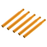 Maxbell 5 Pieces Presta Valve Extender for Fixed Gear Bike/Road Bike Gold 50mm - Aladdin Shoppers