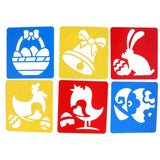 Maxbell 12 Pieces Plastic Drawing Template Stencils Ruler for Kids DIY Crafts Toys