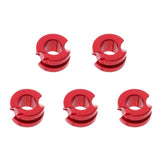 Maxbell 5 Pieces Archery Aluminium Peep Sight for Compound Bow Hunting 3/16inch Red - Aladdin Shoppers