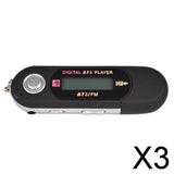 Maxbell 3x8GB USB MP4 MP3 Music Video Digital Player Recording with FM Radio eBook