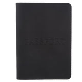 Maxbell 2xNew Travel Leather Passport Holder Card Case Protector Cover Wallet Black
