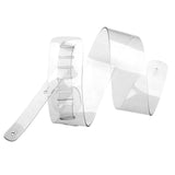 Maxbell Transparent Guitar Strap Widen PC Electric Guitar Strap for Folk Guitar Bass