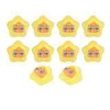 Maxbell 10x Resin Handicraft Star Glow at Night Collectable DIY Crafts Mini Figurine Yellow