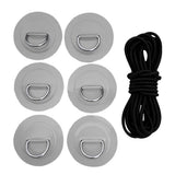 Maxbell Maxbell Inflatable Boat Stand Up Paddleboard SUP Bungee Cord Deck Rigging Kit Gray