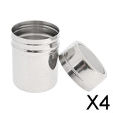 Maxbell 4xStainless Steel Chocolate Shaker Sugar Powder Cocoa Flour Coffee Sifter S