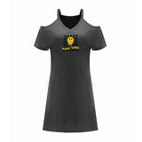 Maxbell Maxbell Women's Off Shoulder Dress Spring Stylish Summer Dress for Trip Beach Travel M