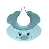 Maxbell Cute Little Duck Kid Shower Cap Comfortable with Ear Protection Shampoo Hat Blue