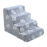 Maxbell Dog Steps Wear Resistant Anti Slip Dog Stairs for Indoor Bed Older Dogs Cats 4 Steps