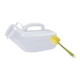 Maxbell Mens Urine Bottle No Spilling Male Urinal Pee Bottle for Seniors Outdoor Car White