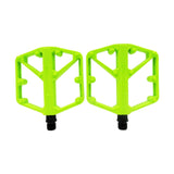 Maxbell 2 Pieces Mountain Bike Pedals Nonslip for Components BMX Cycling Accessories Green