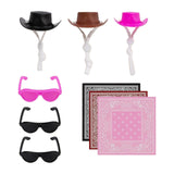 Maxbell 3 Set Desk Goose Outfits Stylish Ornaments Cute for Desktop Home Living Room