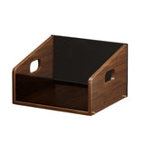 Maxbell Record Storage Box Rustic Desktop Open Box for Countertop Dorm Room Sundries Small