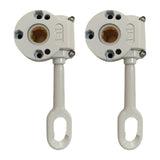 Maxbell 2 Pieces Outdoor Awning Gear Universal Aluminum Alloy Awning Drive Gear