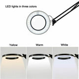 2xMagnifier Glass Lens 5X Magnifying Lens Lamp Desk Light for Jewelry Repair