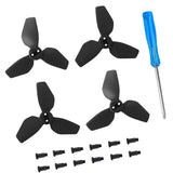 Maxbell 4x Propellers Portable with Screws RC Drone Accessories for Drone Quadcopter black