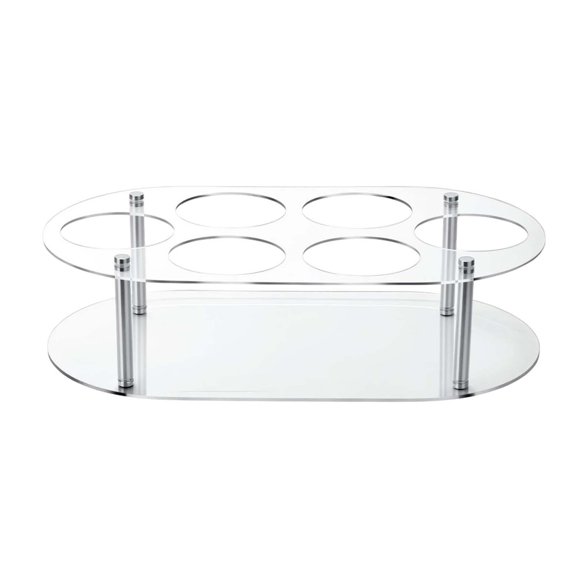 Maxbell Water Bottle Organizer Space Saving Cup Holder for 20 30 40oz Pantry Kitchen Clear