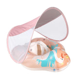 Maxbell Baby Swimming Float Waist Swim Ring Toy Swim Training Portable Swimming Ring Inner Diameter 19cm Light Orange