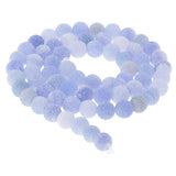 Maxbell Smooth Surface Agate Stone Round Loose Bead for Jewelry Necklace Making 6MM