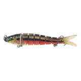 Maxbell Maxbell Artificial Fishing Swim Bait Simulate Life-like Multi Jointed Fish Lure 8