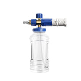 Maxbell Hand Pump Pressure Foam Sprayer Foam Washing Sprayer for Outdoor Indoor Lawn Blue White